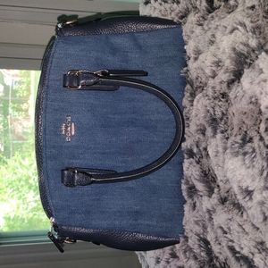 Coach | Denim Mini Lilly Carryall.